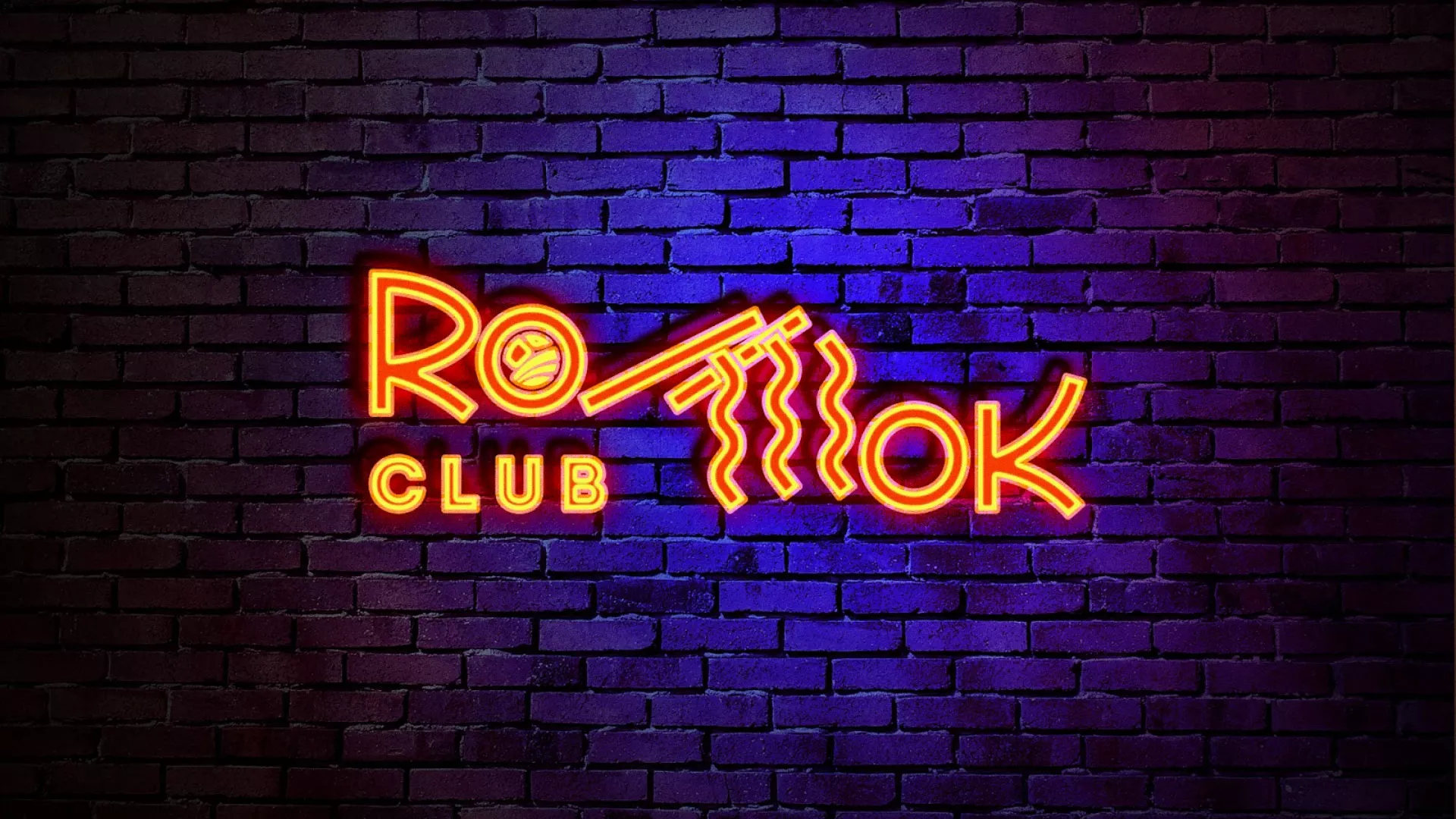 Разработка интерьерной вывески суши-бара «Roll Wok Club» в Долгопрудном